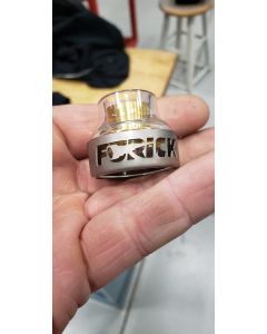 Furick CUP BBW16/17 2019 thread on glass W/ Titainum Cover  BBWSGWC
