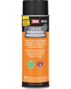 SEM Low VOC Rubberized Undercoating 24 oz Aerosol Can 40523