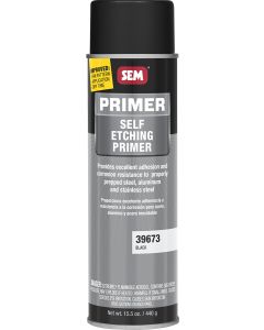 SEM Self Etching Primer - Black 20 oz Can with 16 oz Fill Aerosol Can 39673
