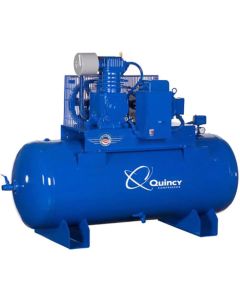 Quincy 10 HP 120 Gallon Two Stage Air Compressor P2103DS12HCB46