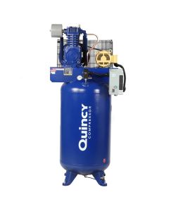 Quincy 5 HP 80 Gallon Two Stage Air Compressor 253DS80VCB20