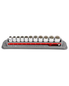 Ingersoll Rand Hand Tools 11 Piece 3/8 In. Drive Shallow Socket Set - Metric 12-Pt 752047X
