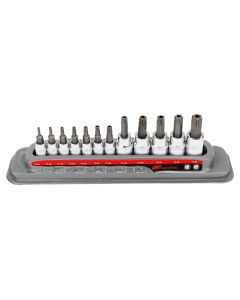 Ingersoll Rand Hand Tools 12 Piece Tamper Proof Torx Bit Socket Set 752031X