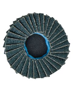 Dynabrade 3 in. Dia. x 40 Grit Z/A Non-Vacuum DynaCut Locking-Type Flap Disc 90924