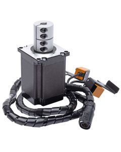 X-Axis Stepper Motor with Y-Axis Limit Switches and Wiring Harness for Versa Cut 2X2 CNC Table