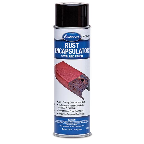  Eastwood Rust Encapsulator Platinum Quart, UV Resistant  Aluminum Finish Rust Preventive Coating, Easy Apply High-Tech Formula  Automotive Paint to Stop Rust