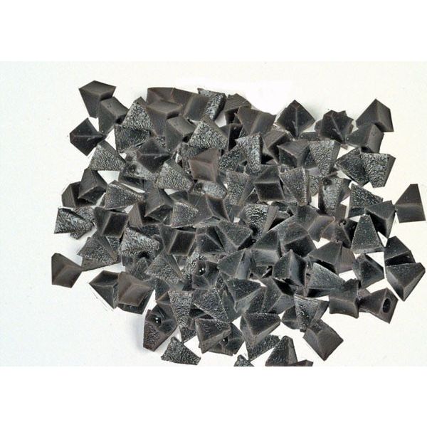 1/4 Brown Plastic Medium-Cut Pyramids 2.5 lbs