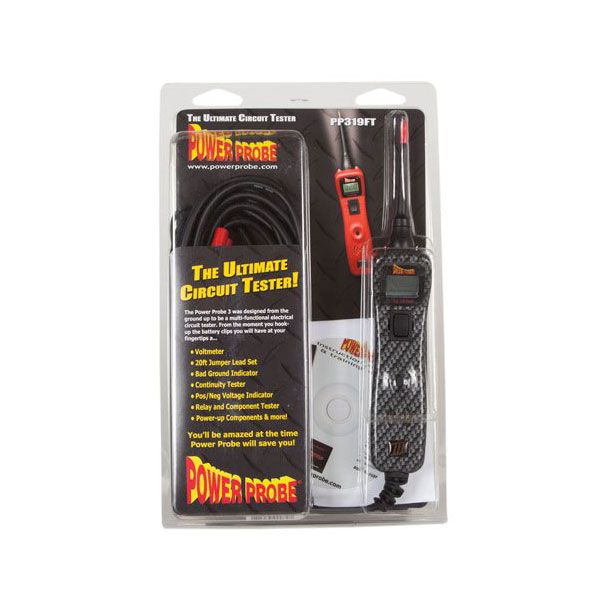 Power Probe Probe Tip with Over Mold  Replacement Tip Black PPR-PN3015-BLK 