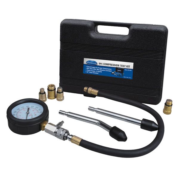 Automotive Petrol Engine Compression Tester Kit Valve Timing Gauge Pro Cylinder 