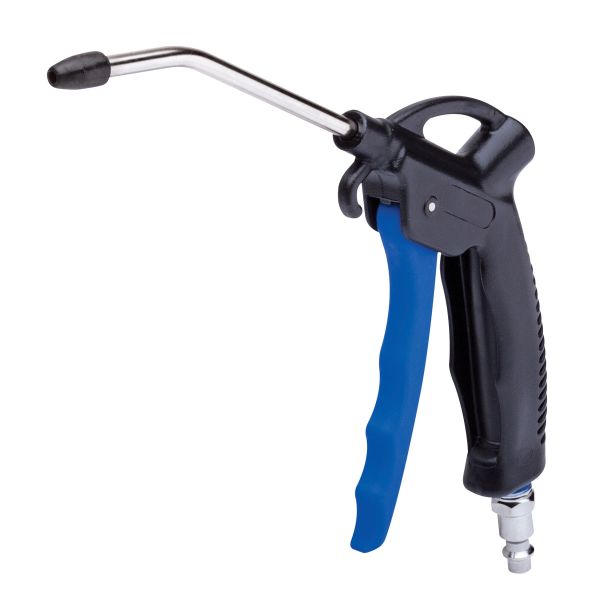 2-Way Air Blow Gun Adjustable Air Flow and Extended Nozzle Duster High Pressure 