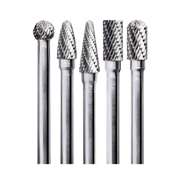 Eastwood Long Shaft 5 Piece Carbide Burr Set Case