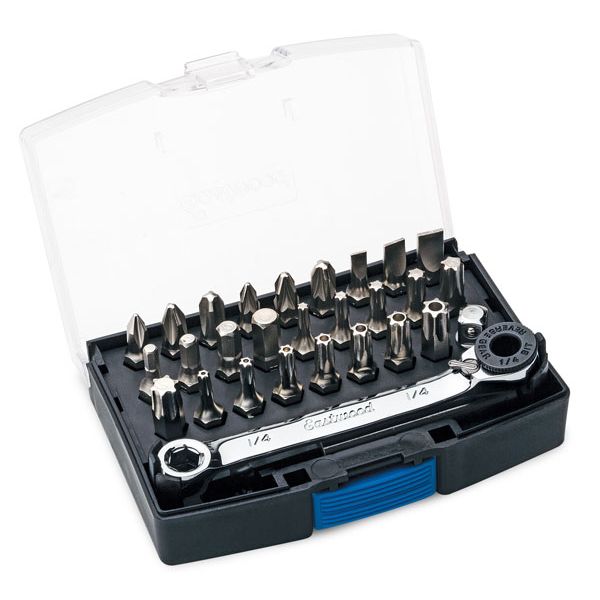 Ratchet discount bit set
