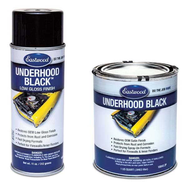Eastwood Underhood Black OEM-Matching Lacquer Paint