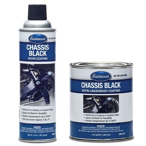 Eastwood 2K DuraSpray Topcoat Satin Black Spray Paint