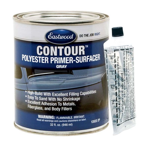 Block sanding shop primer surfacer