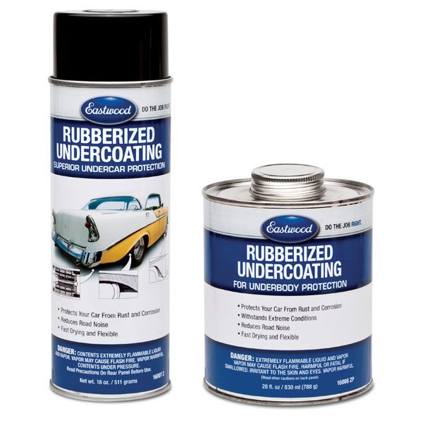 Rubberized Undercoating – Auto Undercoating Spray – Rust Prevention –  Eastwood