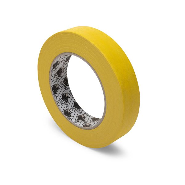 Indasa Yellow MTY Masking Tape 1 Inch x 50m - 9 Pack