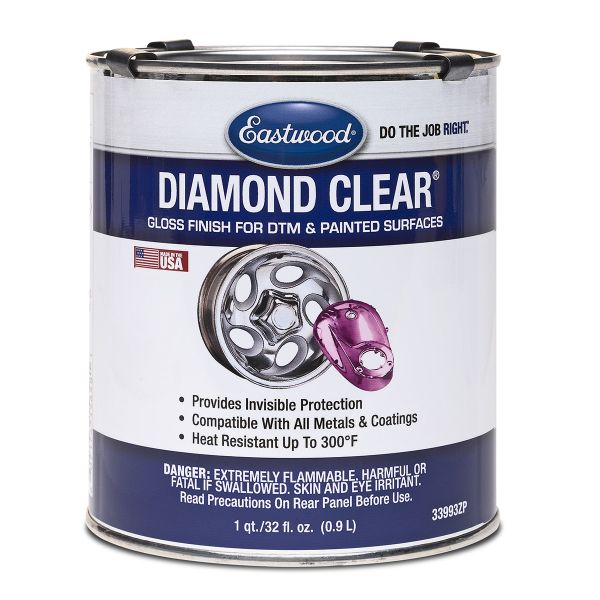 Eastwood Diamond Clear for DTM & Painted Surface Gloss Quart