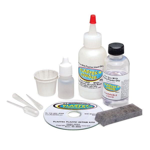 Binding Resin Structural Fiberglass Repair Kit Acrylic Plastic ABS & More