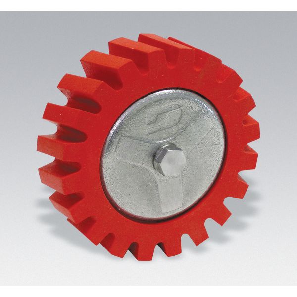 Dynabrade 4 In. RED TRED Eraser Wheel 92257