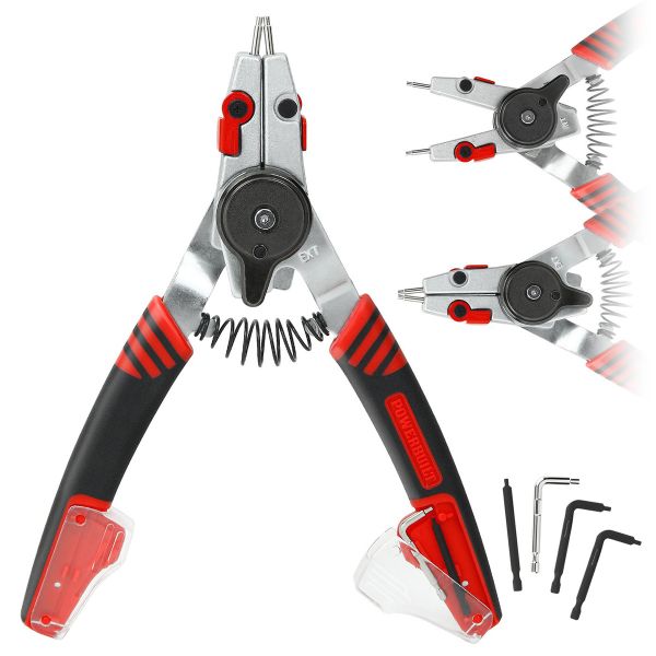 Powerbuilt COMBO SWITCH INT/EXT SNAP RING PLIERS(D) 941336