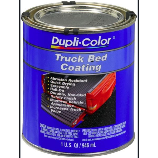 Black Automotive Truck Bed Liner Coating Spray Paint Trailer Floor