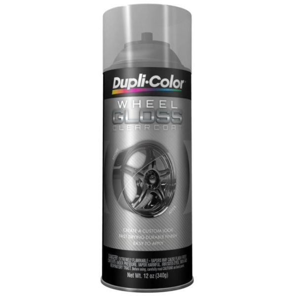 Dupli-Color® Wheel Paint - Matte Clear, 12 oz