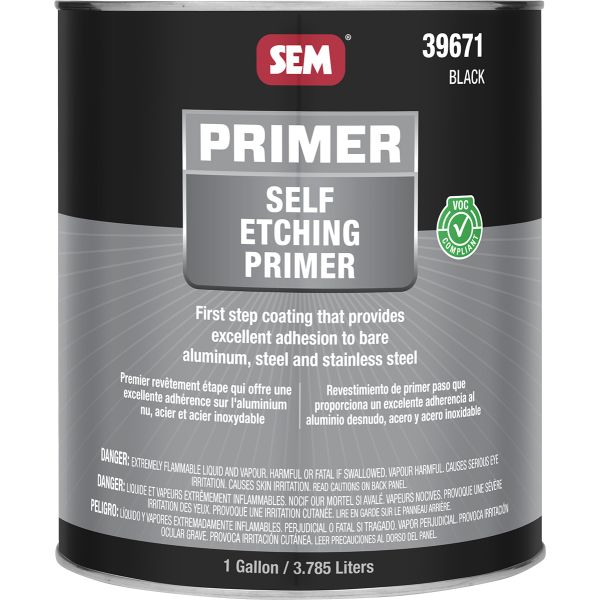 SEM Self Etching Primer - Black Gallon Can 39671