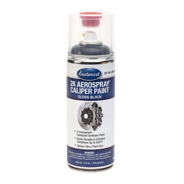 Best 2K High Temp Black Wheel Paint - 2K aerosol spray is most durable!