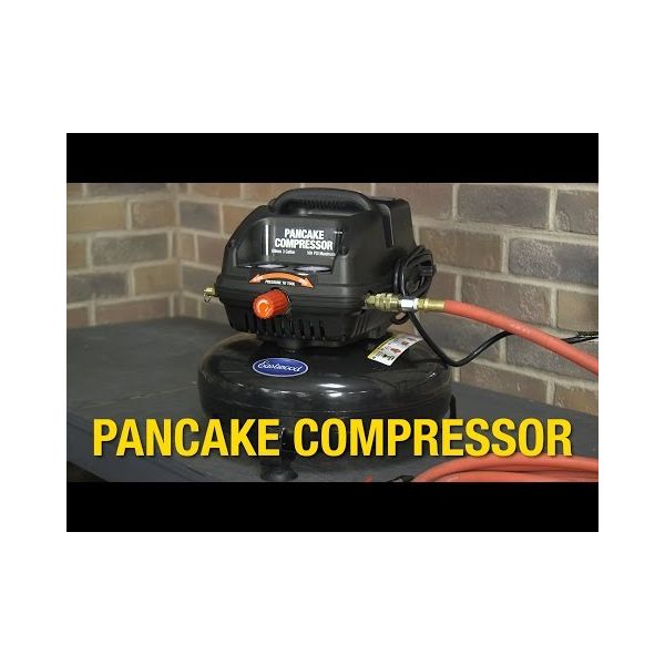 100 PSI Oilless Portable Pancake Air Compressor FEDEX 3 Gallon 1/3 Horsepower 
