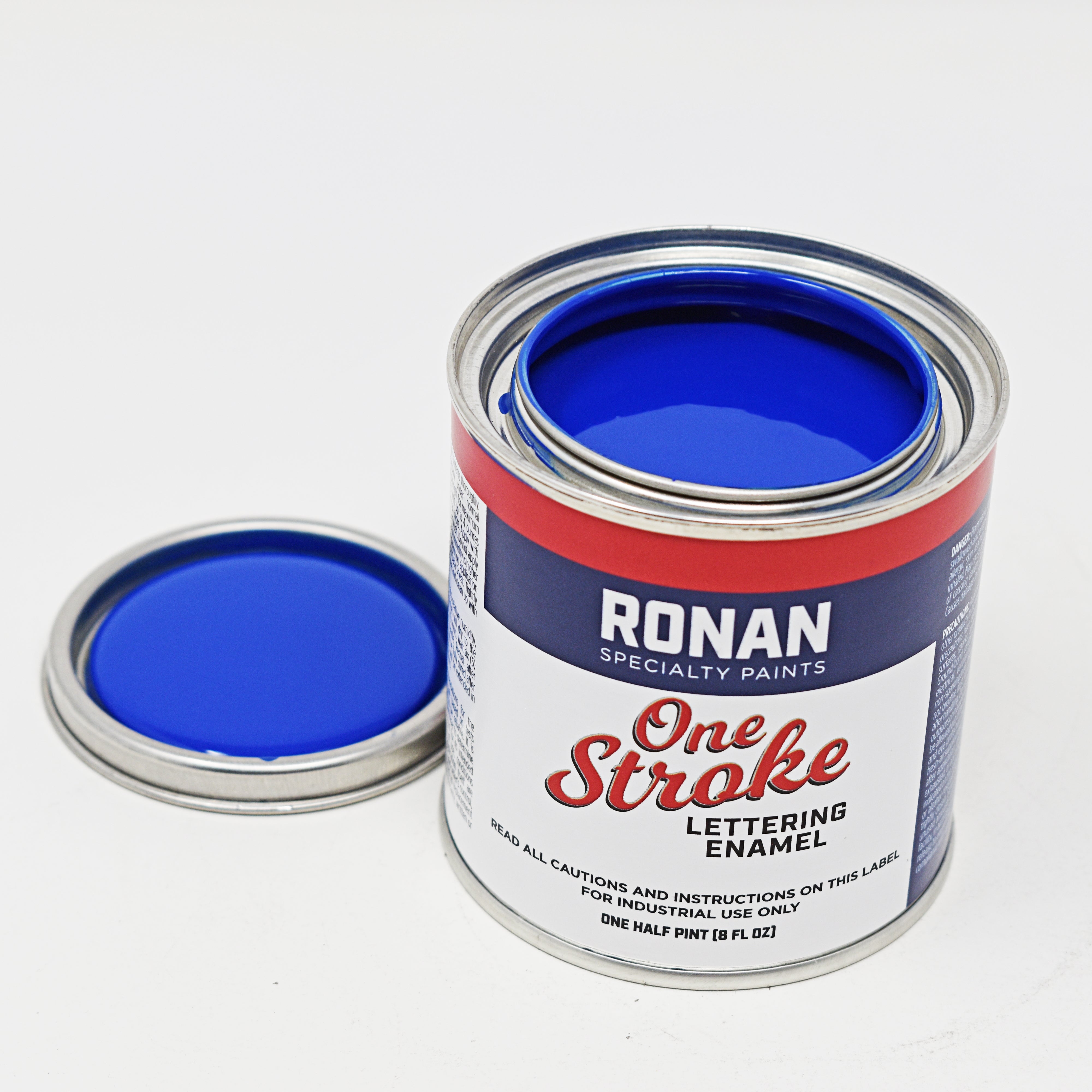 Ronan One Stroke Pin Striping Enamel  Light Blue 1/4 Pint