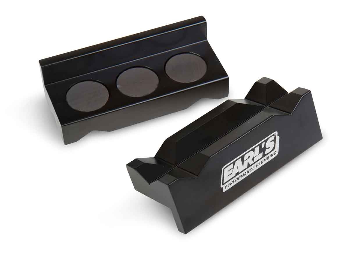 Earls 4 Inch Black Aluminum Vice Jaws 1004ERL