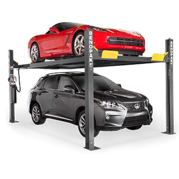 BendPak HD-9XW 9000lb Capacity 4 Post Lift Gray