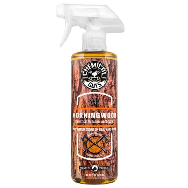 Image of Chemical Guys AIR23016 Morning Wood Sophisticated Sandalwood Scent Air Freshener & Odor Neutralizer 16oz
