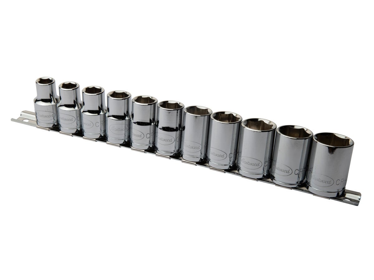 Eastwood 11pc - 1/2 Inch Drive MM Shallow Socket Set