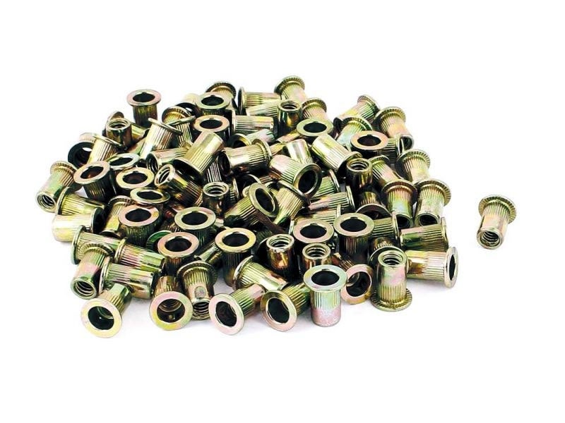 Astro Pneumatic - 100 PCS 5/16-18 Steel Rivet Nuts