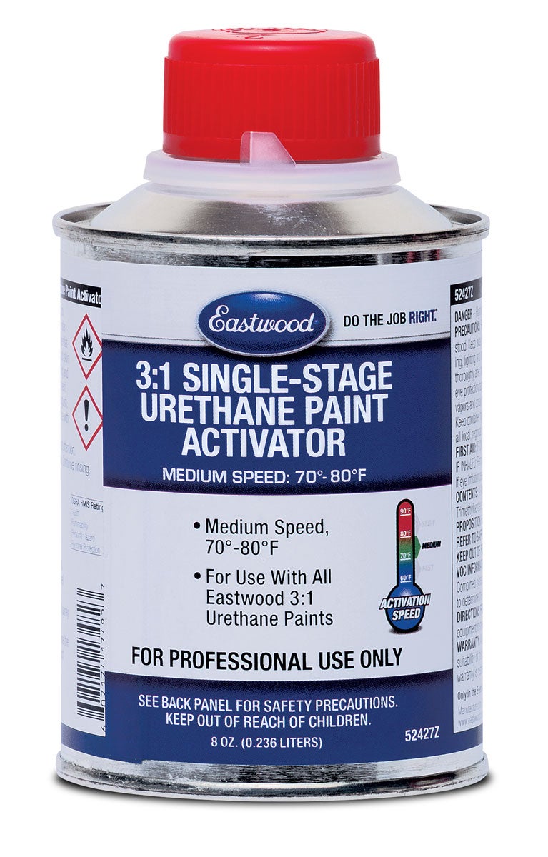 Eastwood 3:1 Single Stage Urethane Activator Medium 70-80 Degrees F - 8oz