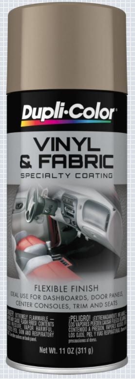 Dupli-Color Vinyl & Fabric Spray High Performance Medium Beige Aerosol 11 OZ HVP113
