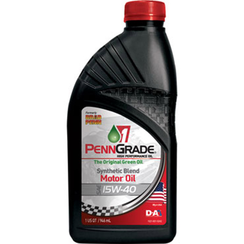 Image of PennGrade 1 Partial Syn High Perf Oil SAE 15W40 1 Quart 71586