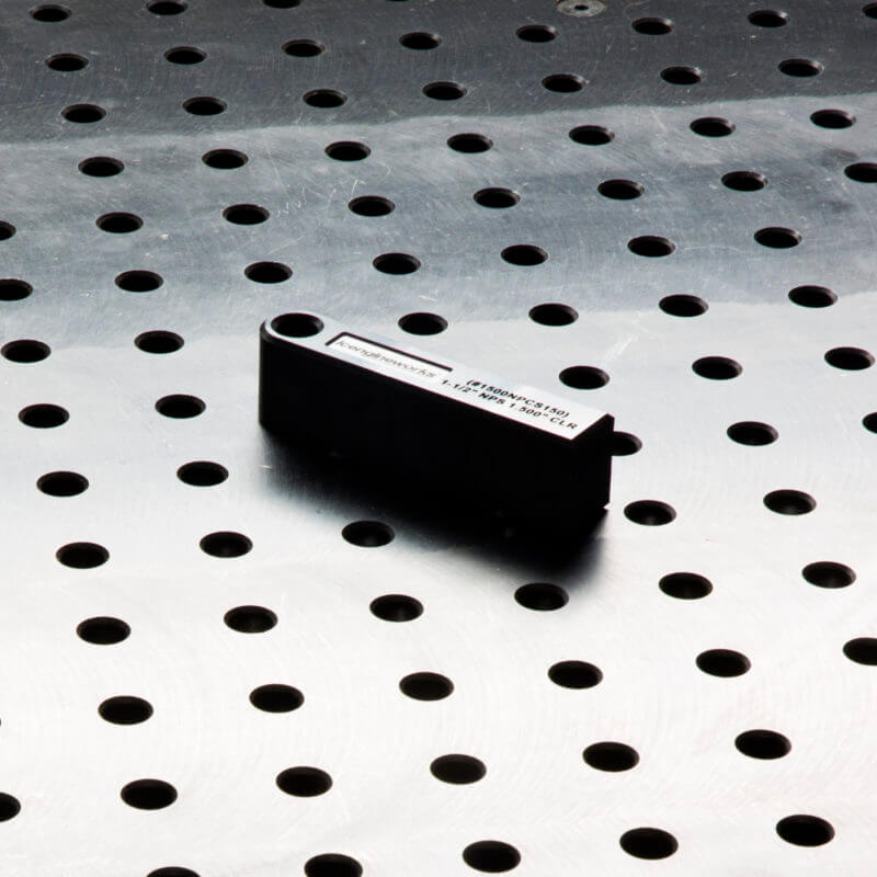 icengineworks 1500NPSeries (1-1/2" NPS) HDPE Pipe Cutting Spacer, Short Radius 1.500"-CLR 1500NPCS150