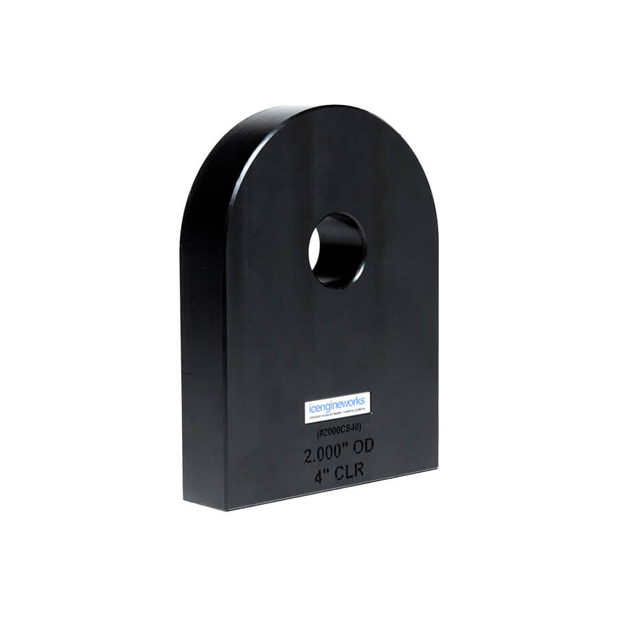 icengineworks 2000EHSeries (2"OD) HDPE Tube Cutting Spacer, 4.000"-CLR 2000EHCS40