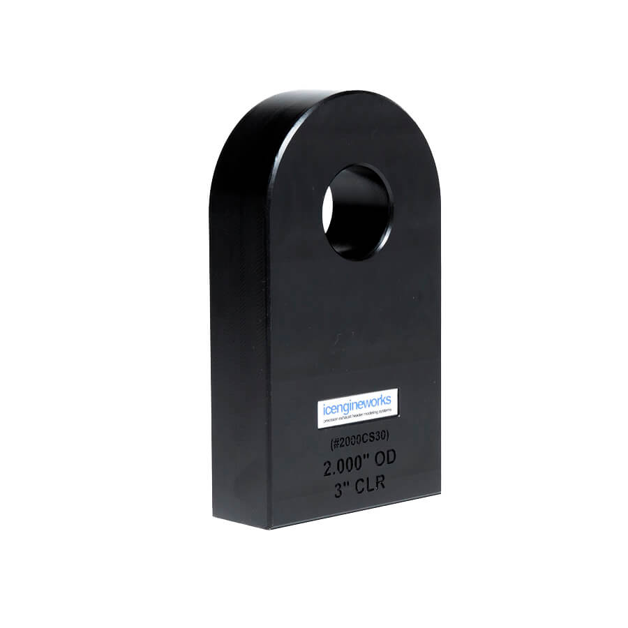 icengineworks 2000EHSeries (2"OD) HDPE Tube Cutting Spacer, 3.000"-CLR 2000EHCS30
