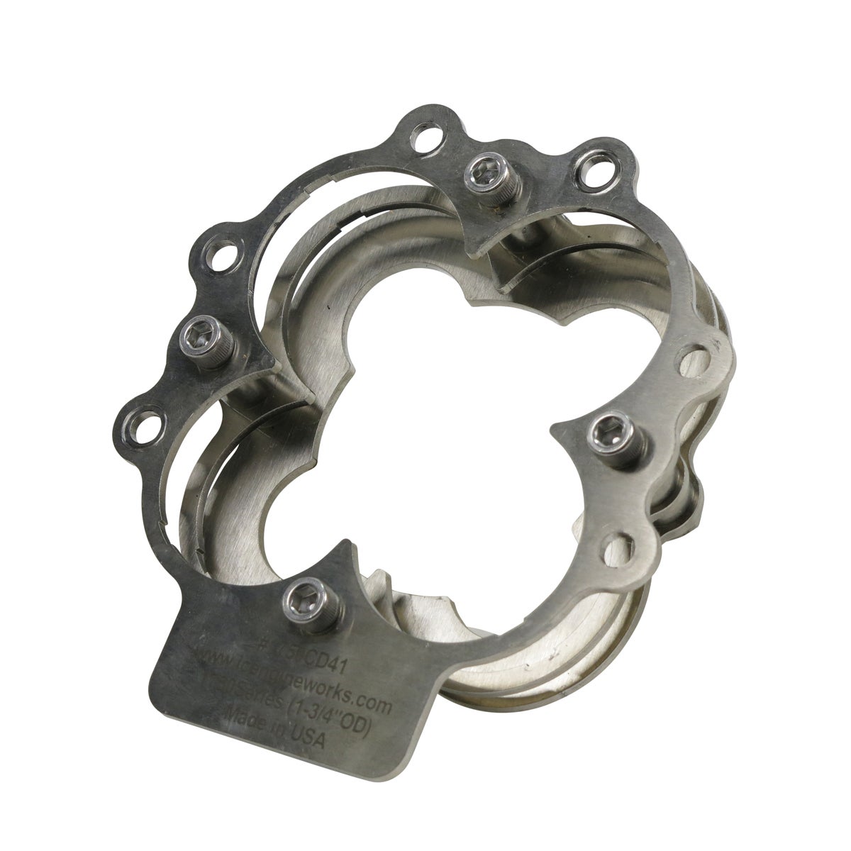 icengineworks 1625EHSeries (1-5/8"OD) 4-into-1 Exhaust Header Collector Dummy  1625EHCD41
