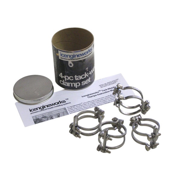icengineworks 1625EHSeries (1-5/8"OD) Tube Tack Welding Clamp 4-pc Set 1625EHTTWCS