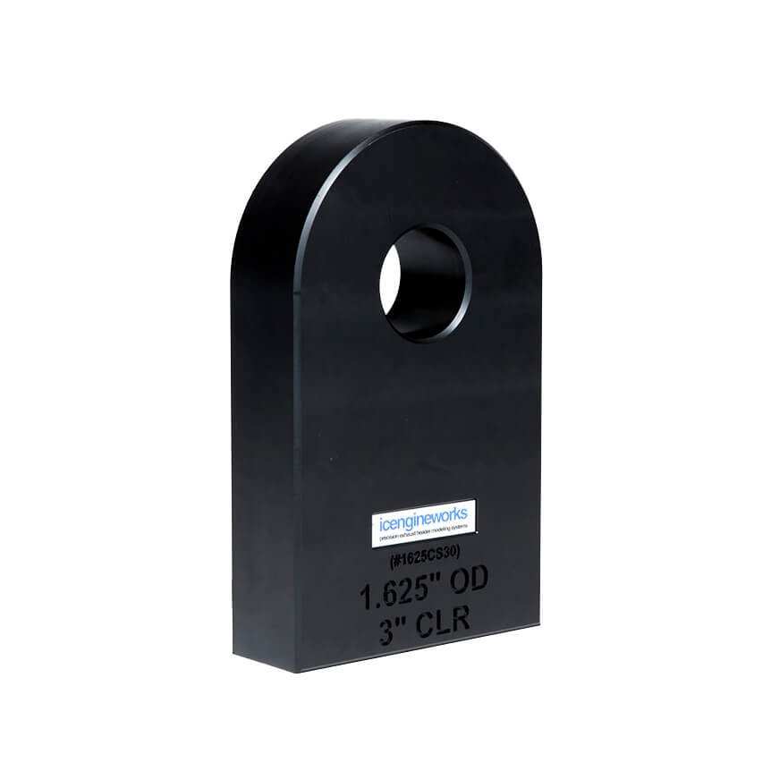 icengineworks 1625EHSeries (1-5/8"OD) HDPE Tube Cutting Spacer, 3.000"-CLR 1625EHCS30
