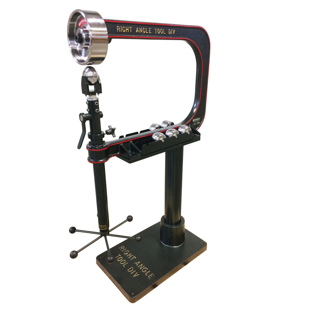 MetalAce Fully Assembled Cast English Wheel 28 In. Throat 2 In. Wide Anvils MA28F-Imperial