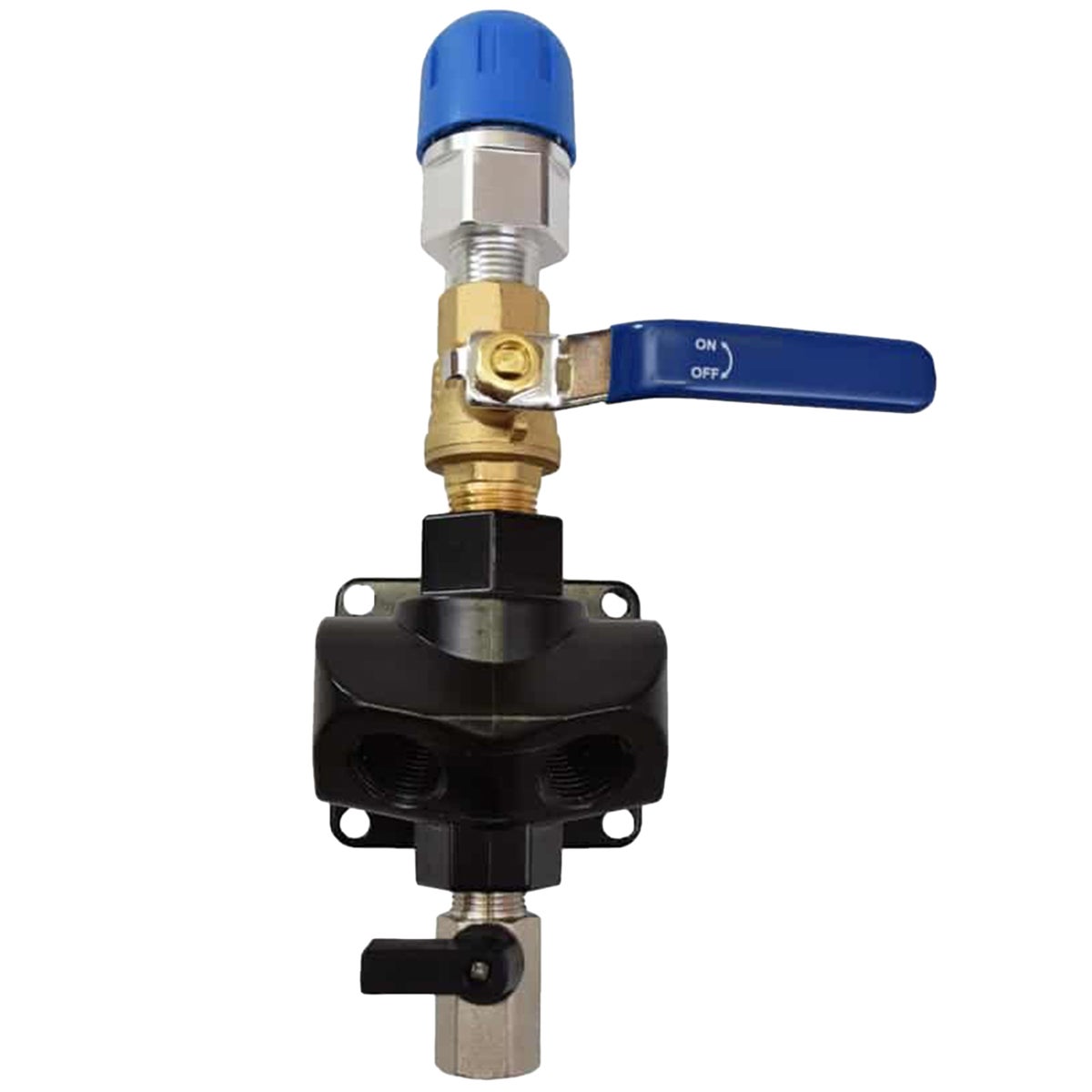 Rapid Air 1 in. Fastpipe Multi Port Wall Outlet With Shutoff 1/2 in. NPT F2024V