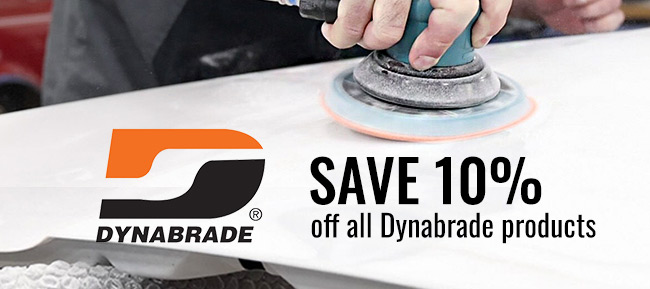 Save 10 percent on Dynabrade American Made tools at Eastwood.