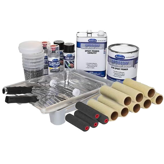 Basic Eastwood OptiFlow Epoxy Primer Kit - Automotive Roll-On Paint