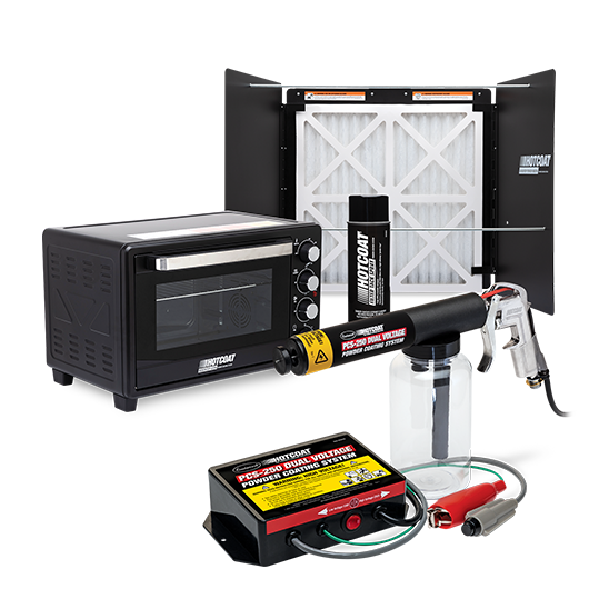 HotCoat PCS-250® BenchTop Booth And Oven Powdercoating Kit